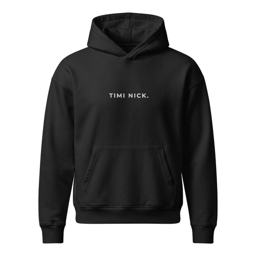 Sweat à capuche TIMI NICK. - noir - vue de face